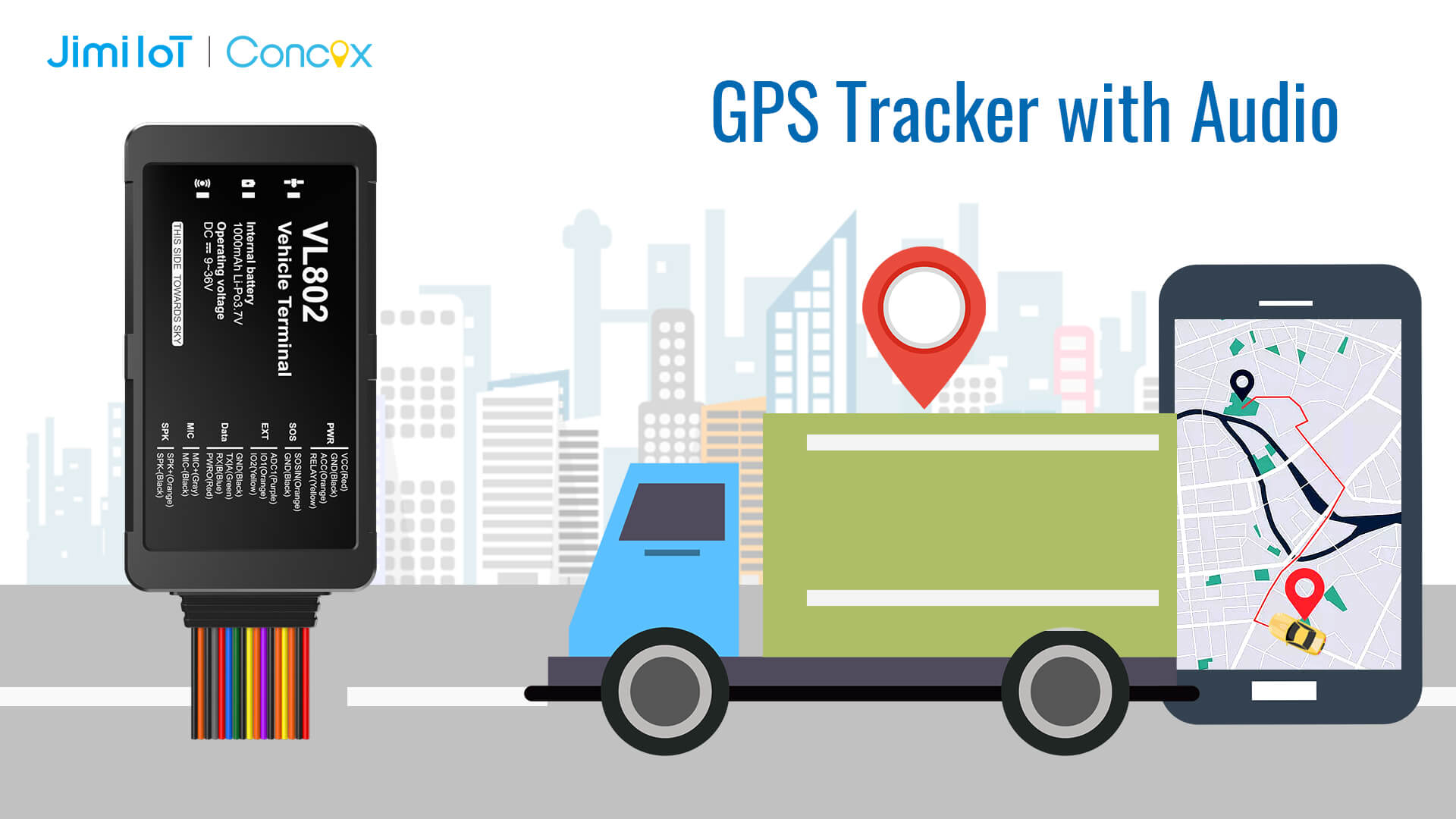 GPS Tracker with Audio: Maximize Security and Safety - Concox